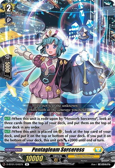 Pentagleam Sorceress (D-BT01/046EN) [Genesis of the Five Greats]