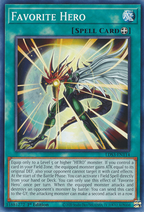 Favorite Hero [LDS3-EN114] Common (ONLINE ORDER ONLY)