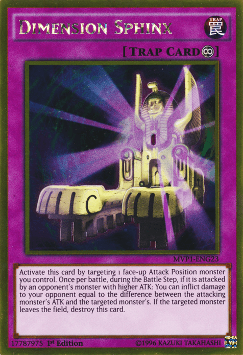 Dimension Sphinx [MVP1-ENG23] Gold Rare (ONLINE ORDER ONLY)