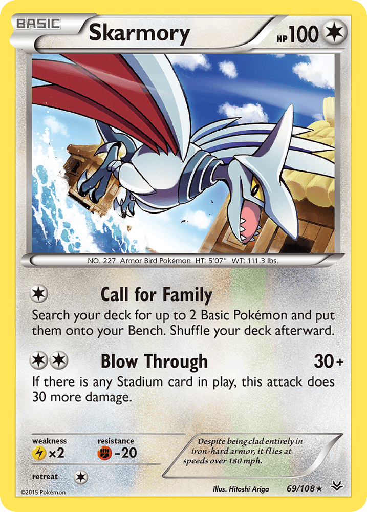 Skarmory (69/108) [XY: Roaring Skies] (Online Only)