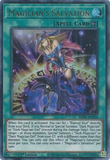 Magician's Salvation [MP21-EN256] Ultra Rare (ONLINE ORDER ONLY)