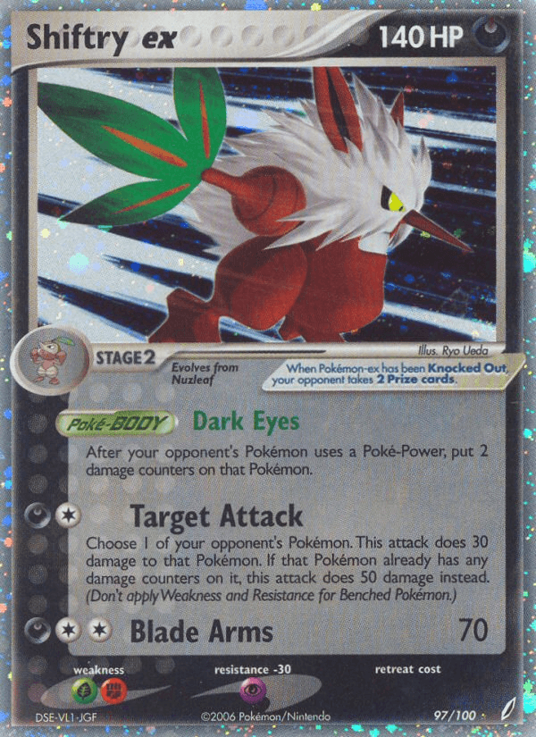 Shiftry ex (97/100) [EX: Crystal Guardians] (Online Only)