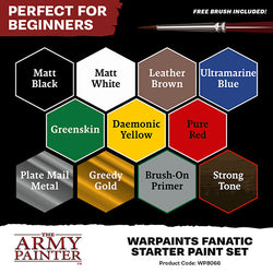 Army Painter Warpaints Fanatic: Starter Paint Set (ONLINE ORDER ONLY)