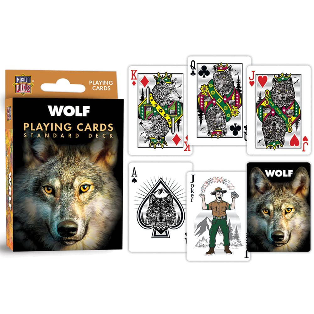 Wolf Playing Cards - 54 Card Deck (ONLINE ORDER ONLY)