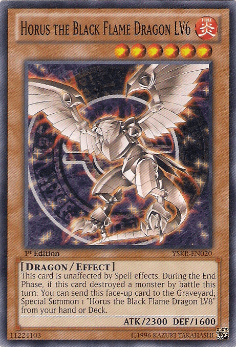 Horus the Black Flame Dragon LV6 [YSKR-EN020] Common (ONLINE ORDER ONLY)