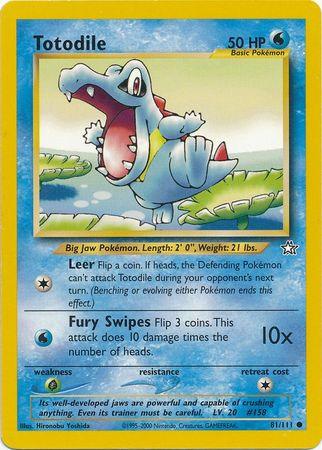 Totodile (81/111) [Neo Genesis Unlimited] (Online Only)