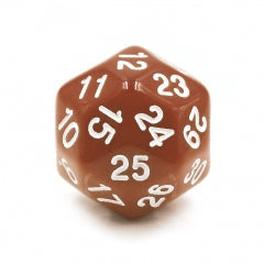 D30 Brown Single Die 30 Sided/s by HDdice / HengDadice (Online Only)