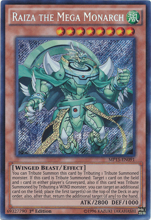 Raiza the Mega Monarch [MP15-EN091] Secret Rare (ONLINE ORDER ONLY)