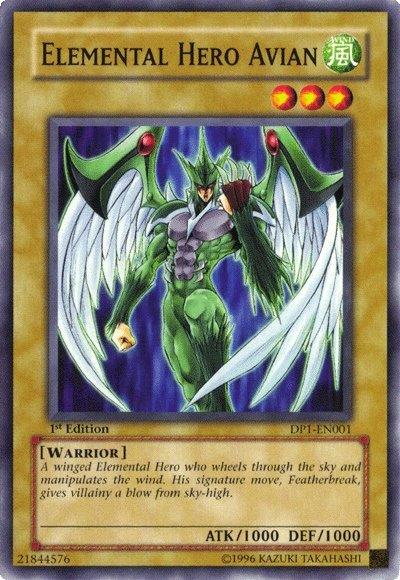 Elemental Hero Avian [DP1-EN001] Common (ONLINE ORDER ONLY)