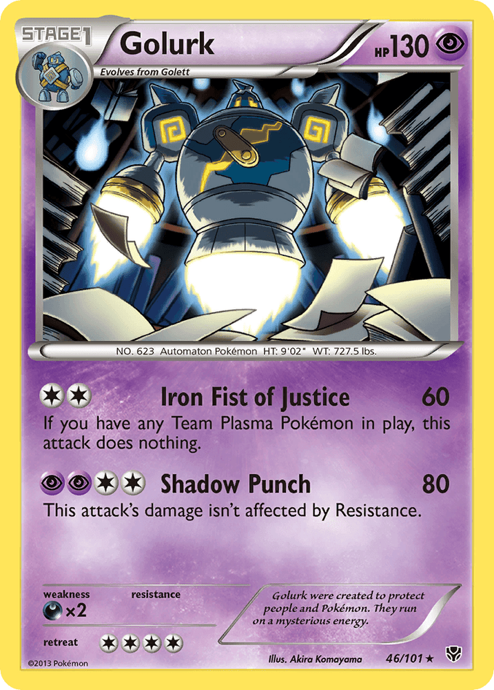 Golurk (46/101) [Black & White: Plasma Blast] (Online Only)