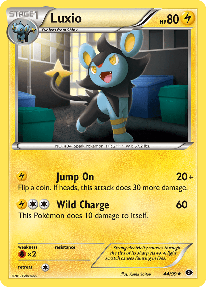 Luxio (44/99) [Black & White: Next Destinies] (Online Only)