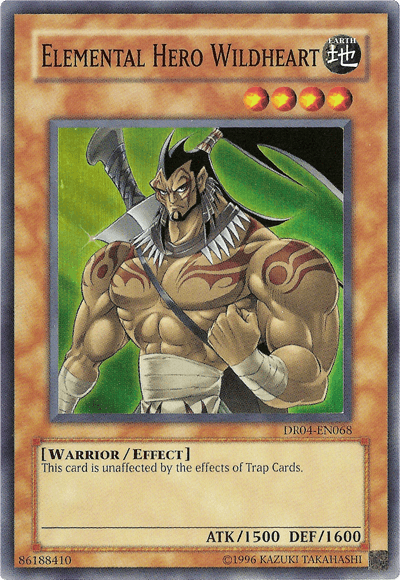 Elemental Hero Wildheart [DR04-EN068] Super Rare (ONLINE ORDER ONLY)