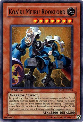 Koa'ki Meiru Rooklord [SOVR-EN028] Super Rare (ONLINE ORDER ONLY)