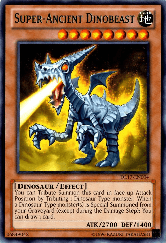 Super-Ancient Dinobeast (Green) [DL17-EN004] Rare (ONLINE ORDER ONLY)