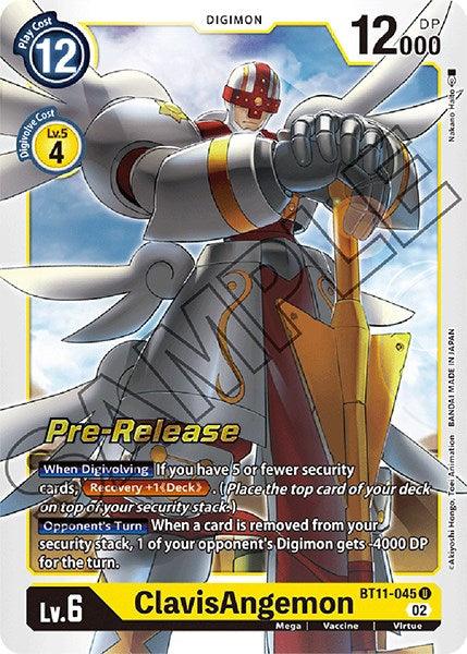 ClavisAngemon [BT11-045] [Dimensional Phase Pre-Release Promos] (ONLINE ORDER ONLY)