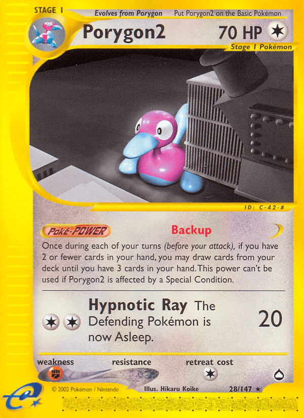 Porygon2 (28/147) [Aquapolis] (Online Only)