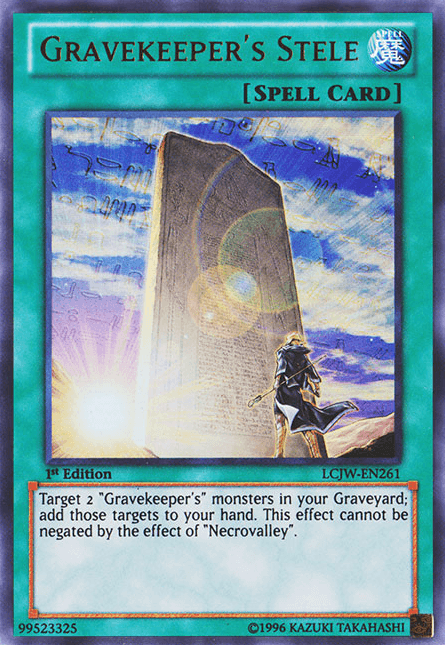 Gravekeeper's Stele [LCJW-EN261] Ultra Rare (ONLINE ORDER ONLY)