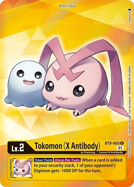 Tokomon (X Antibody) [BT9-003] (Alternative Art - Box Topper) [X Record] (ONLINE ORDER ONLY)