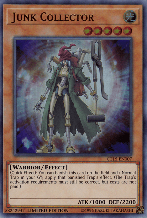 Junk Collector [CT15-EN007] Ultra Rare (ONLINE ORDER ONLY)