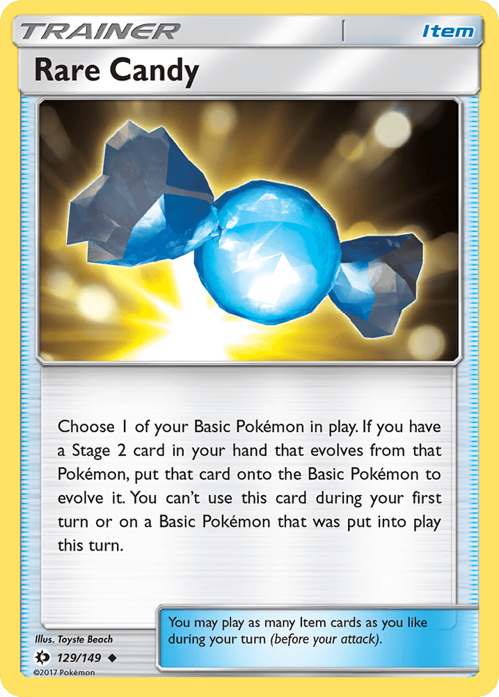 Rare Candy (129/149) [Sun & Moon: Base Set] (Online Only)