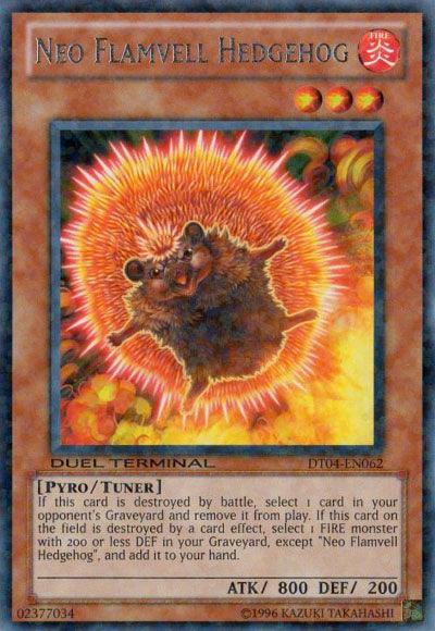 Neo Flamvell Hedgehog [DT04-EN062] Rare (ONLINE ORDER ONLY)