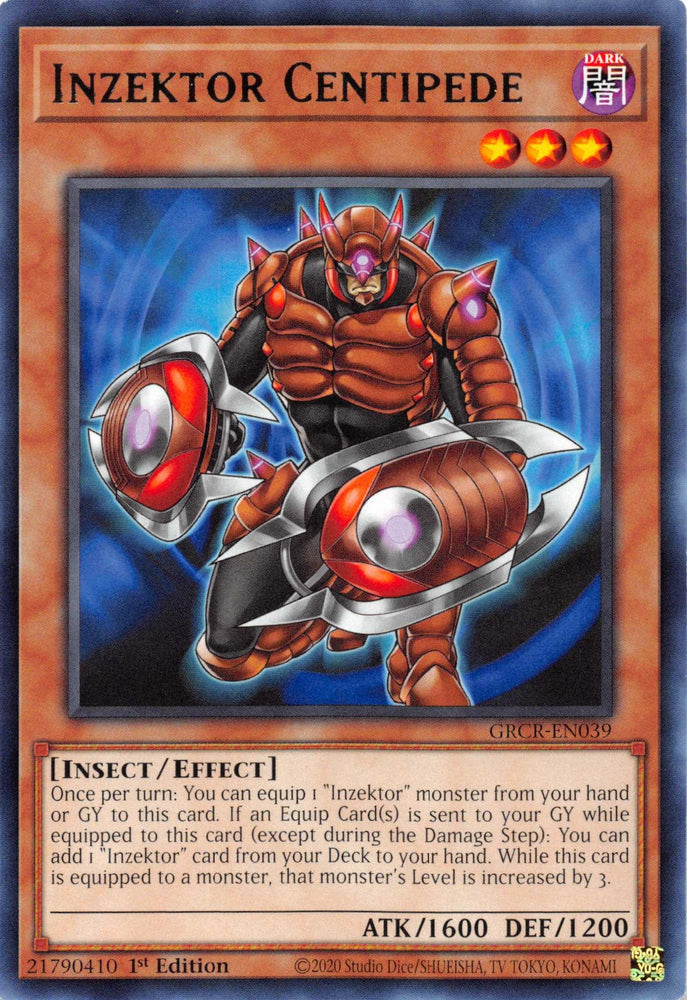 Inzektor Centipede [GRCR-EN039] Rare (ONLINE ORDER ONLY)