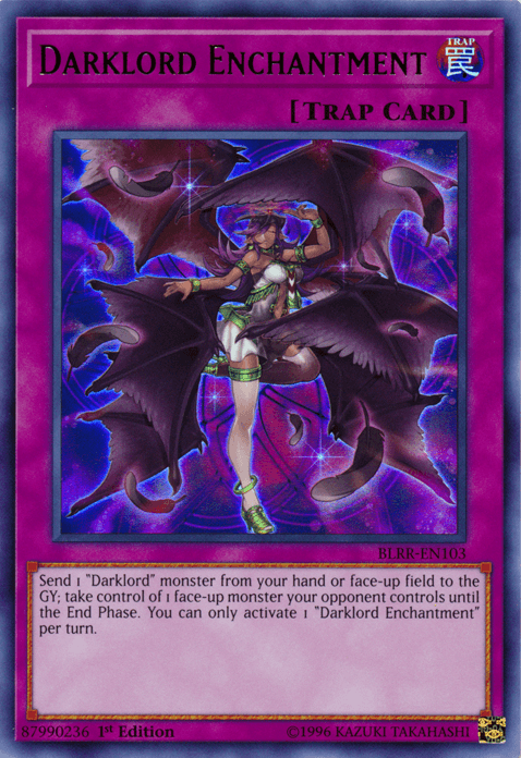 Darklord Enchantment [BLRR-EN103] Ultra Rare (ONLINE ORDER ONLY)