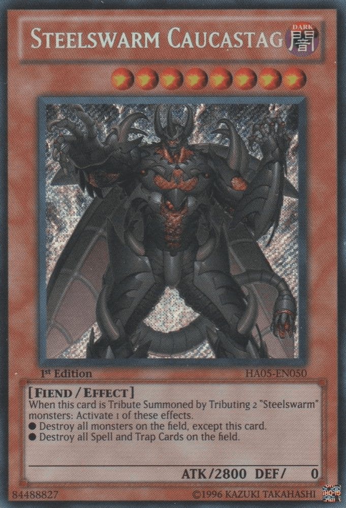 Steelswarm Caucastag [HA05-EN050] Secret Rare (ONLINE ORDER ONLY)