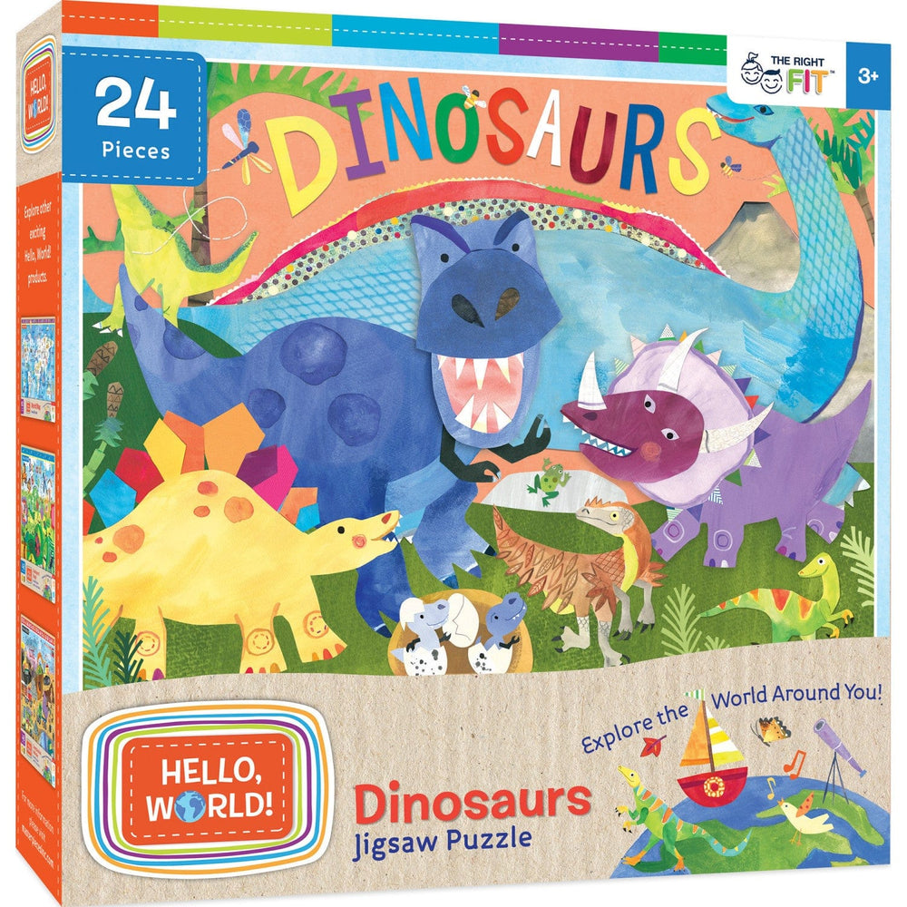 Hello, World! - Dinosaurs 24 Piece Jigsaw Puzzle (ONLINE ORDER ONLY)
