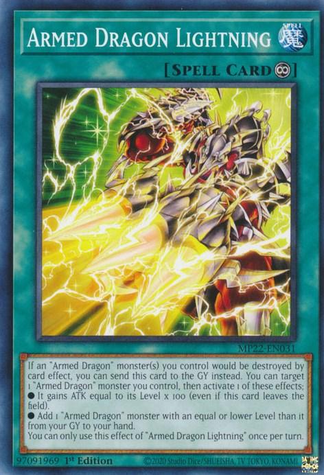 Armed Dragon Lightning [MP22-EN031] Common (ONLINE ORDER ONLY)