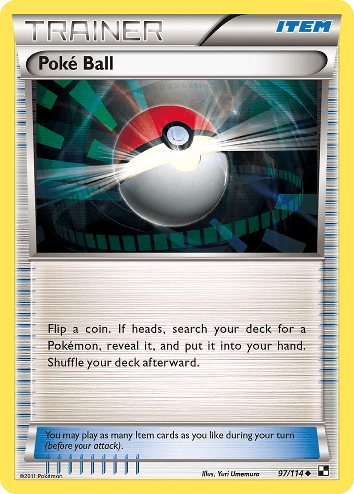 Poke Ball (97/114) [Black & White: Base Set] (Online Only)