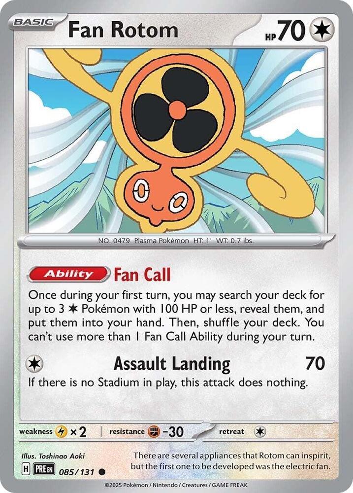 Fan Rotom (085/131) [Scarlet & Violet: Prismatic Evolutions] (Online Only)