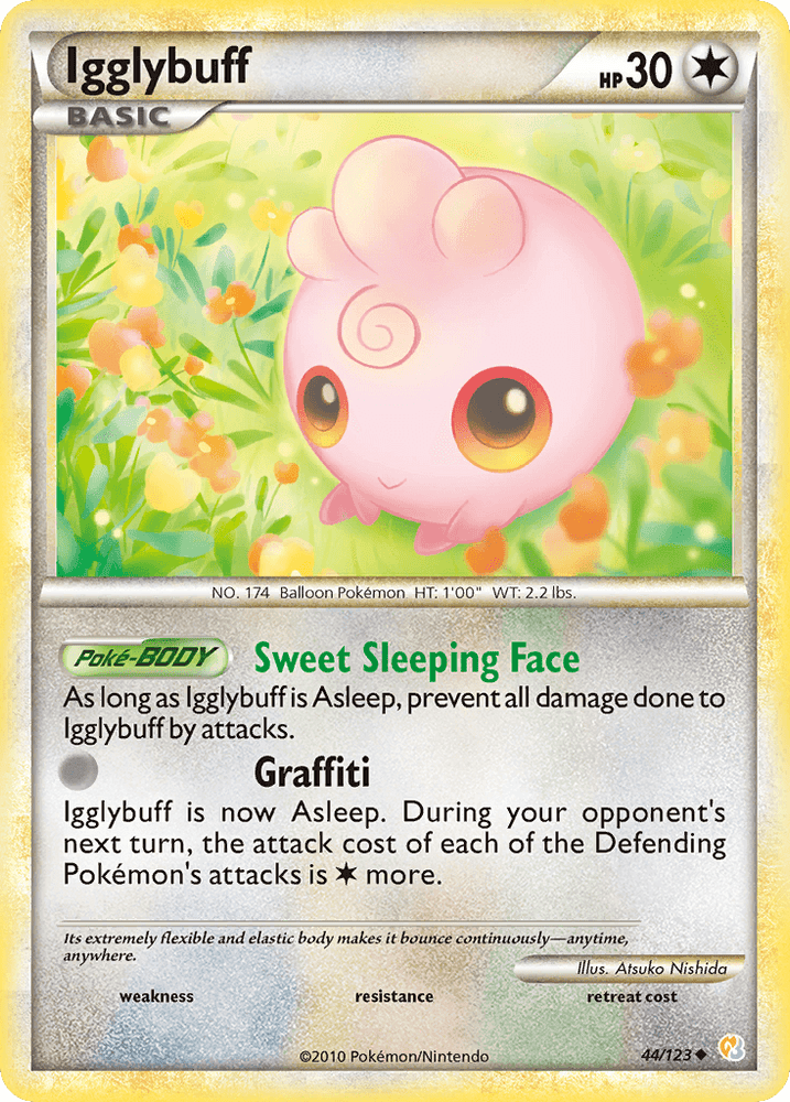 Igglybuff (44/123) [HeartGold & SoulSilver: Base Set] (Online Only)