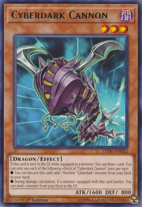Cyberdark Cannon [LEDU-EN022] Rare (ONLINE ORDER ONLY)
