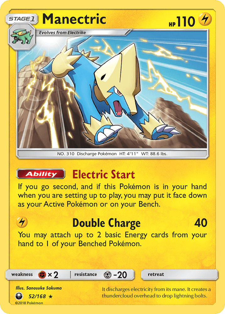 Manectric (52/168) [Sun & Moon: Celestial Storm] (Online Only)