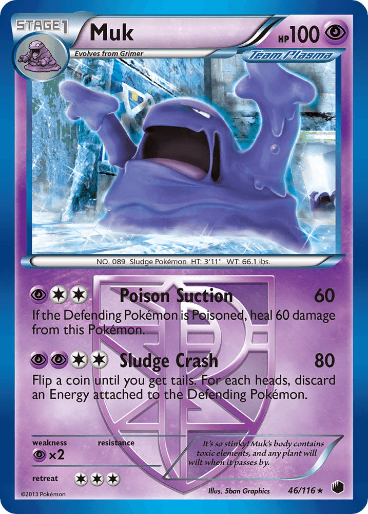 Muk (46/116) [Black & White: Plasma Freeze] (Online Only)