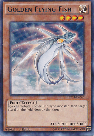 Golden Flying Fish [BP03-EN040] Rare (ONLINE ORDER ONLY)