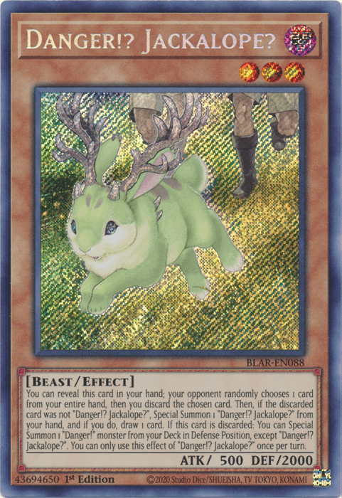 Danger!? Jackalope? [BLAR-EN088] Secret Rare (ONLINE ORDER ONLY)