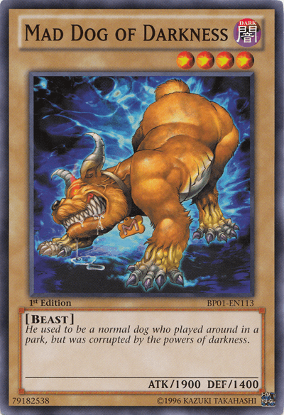 Mad Dog of Darkness [BP01-EN113] Common (ONLINE ORDER ONLY)