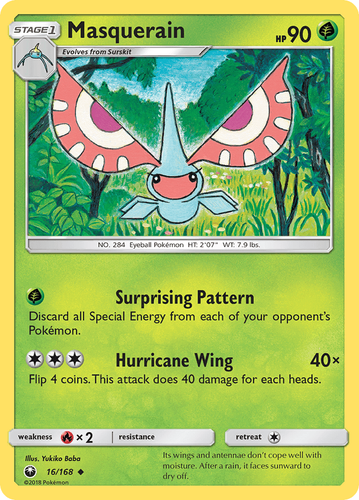 Masquerain (16/168) [Sun & Moon: Celestial Storm] (Online Only)
