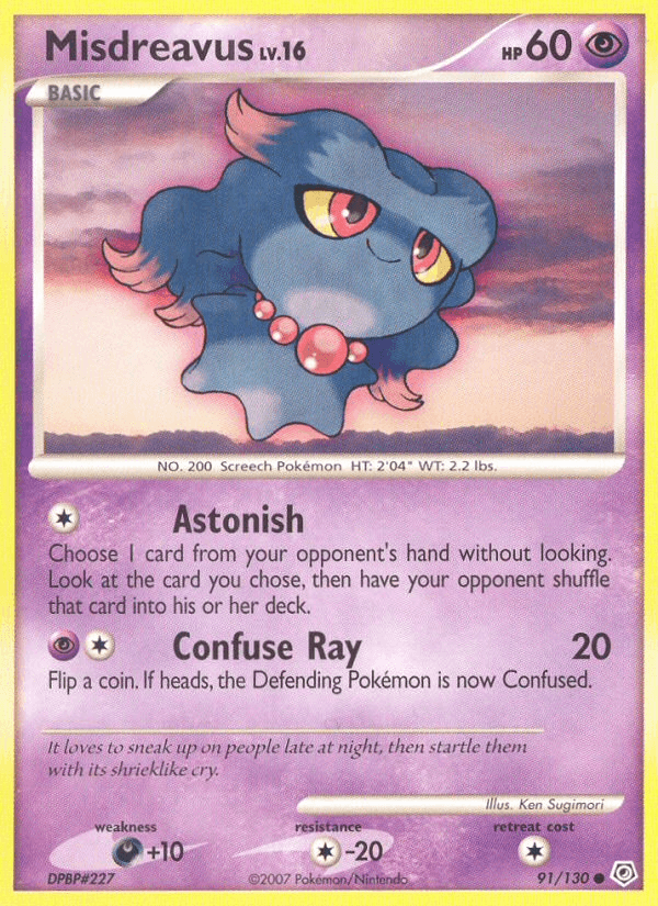 Misdreavus (91/130) [Diamond & Pearl: Base Set] (Online Only)