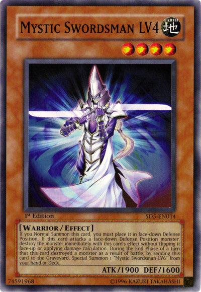 Mystic Swordsman LV4 [SD5-EN014] Common (ONLINE ORDER ONLY)