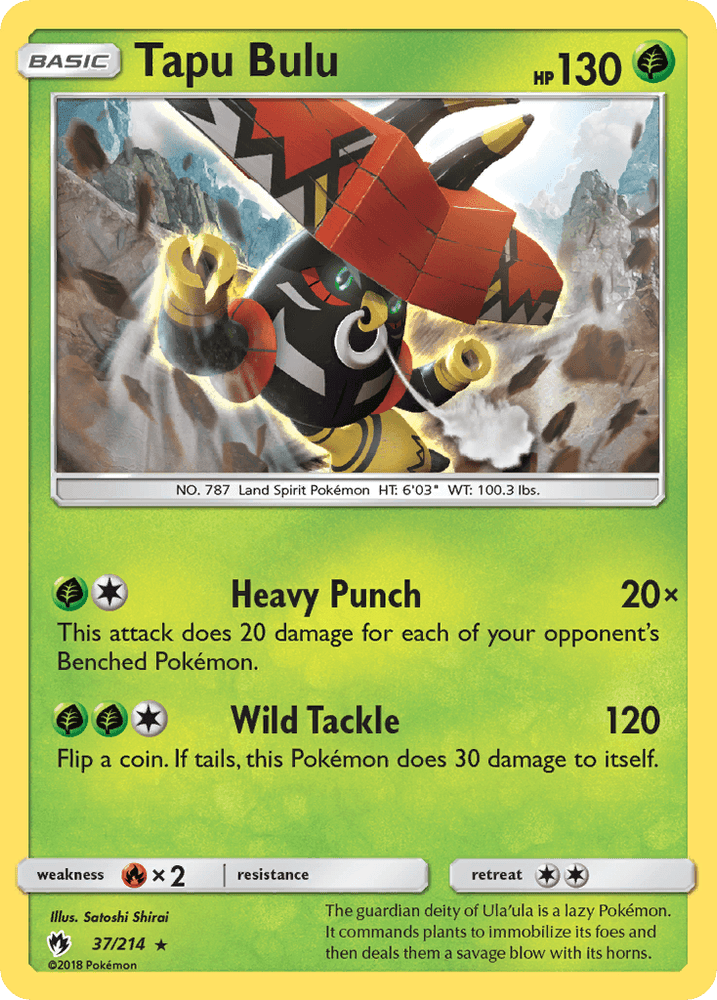 Tapu Bulu (37/214) [Sun & Moon: Lost Thunder] (Online Only)