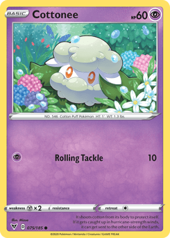 Cottonee (075/185) [Sword & Shield: Vivid Voltage] (Online Only)