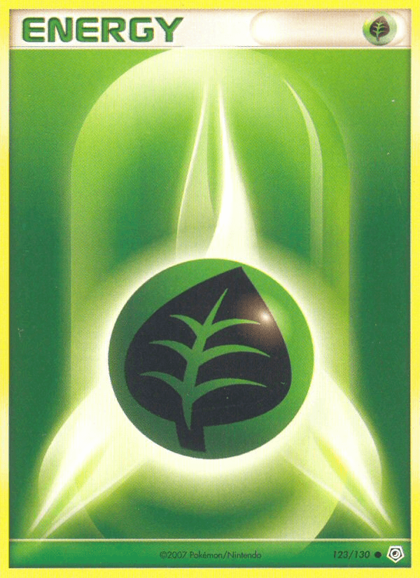 Grass Energy (123/130) [Diamond & Pearl: Base Set] (Online Only)