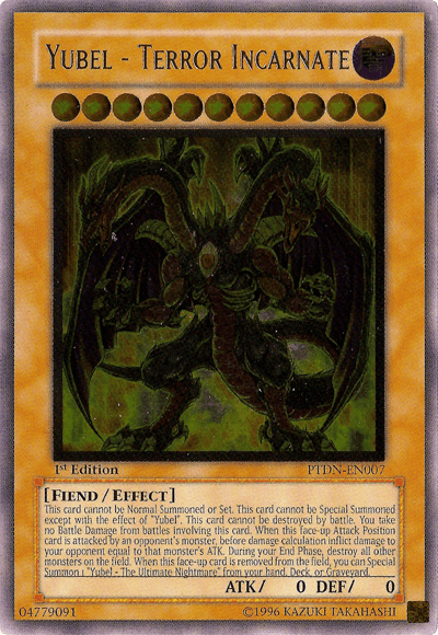 Yubel - Terror Incarnate [PTDN-EN007] Ultimate Rare (ONLINE ORDER ONLY)