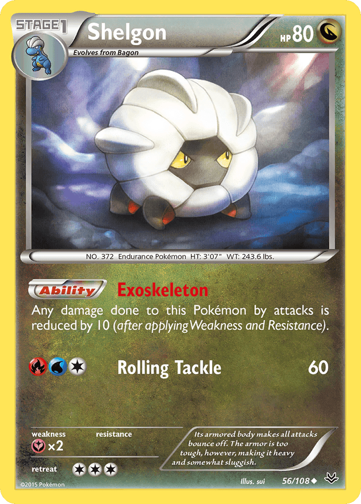 Shelgon (56/108) [XY: Roaring Skies] (Online Only)