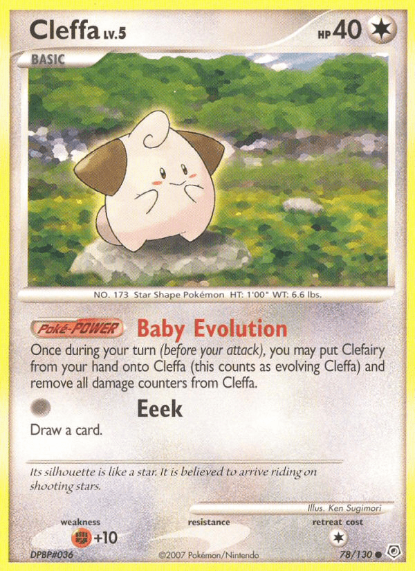 Cleffa (78/130) [Diamond & Pearl: Base Set] (Online Only)