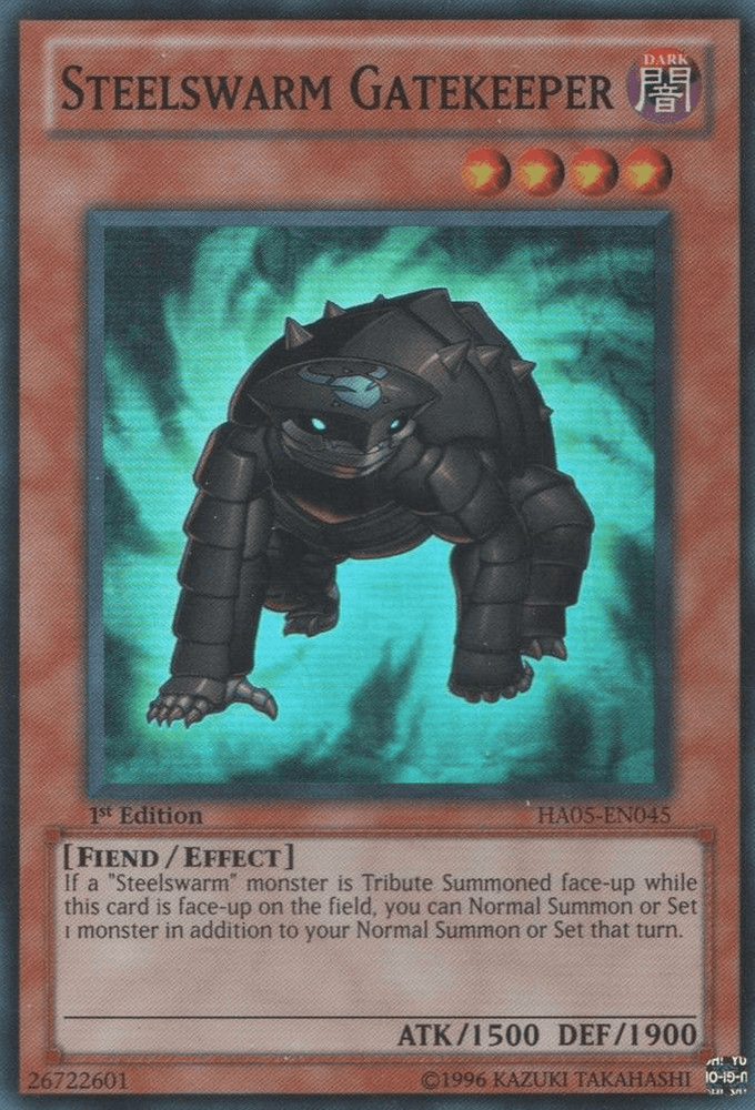 Steelswarm Gatekeeper [HA05-EN045] Super Rare (ONLINE ORDER ONLY)