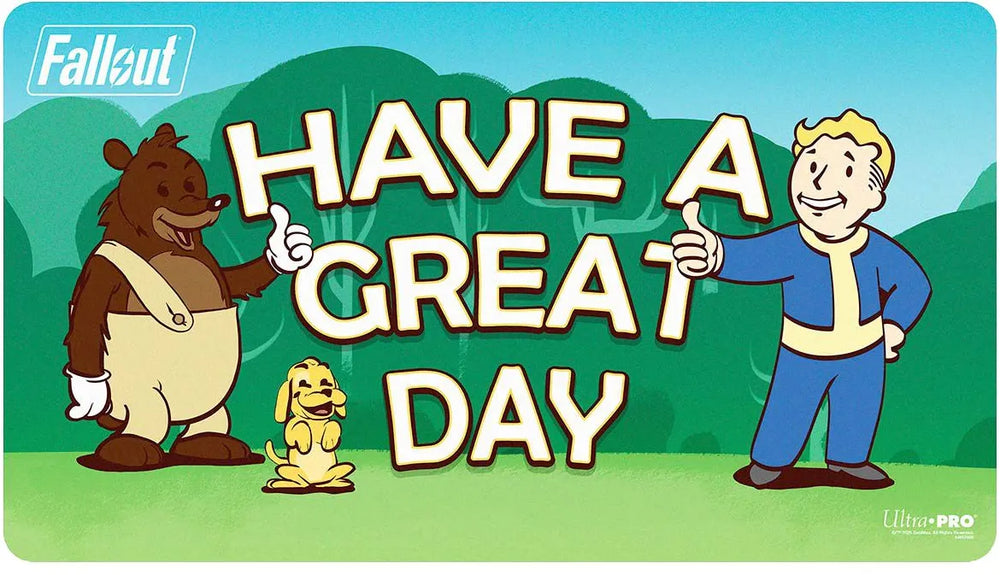 Fallout - Vault Boy - Play Mat - Have a Great Day (ONLINE ORDER ONLY)